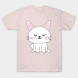 Cute White Bunny T-Shirt